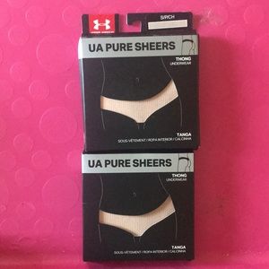 2 - Under Armour Pure Sheers thong underwear